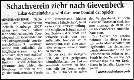 Zeitungsartikel